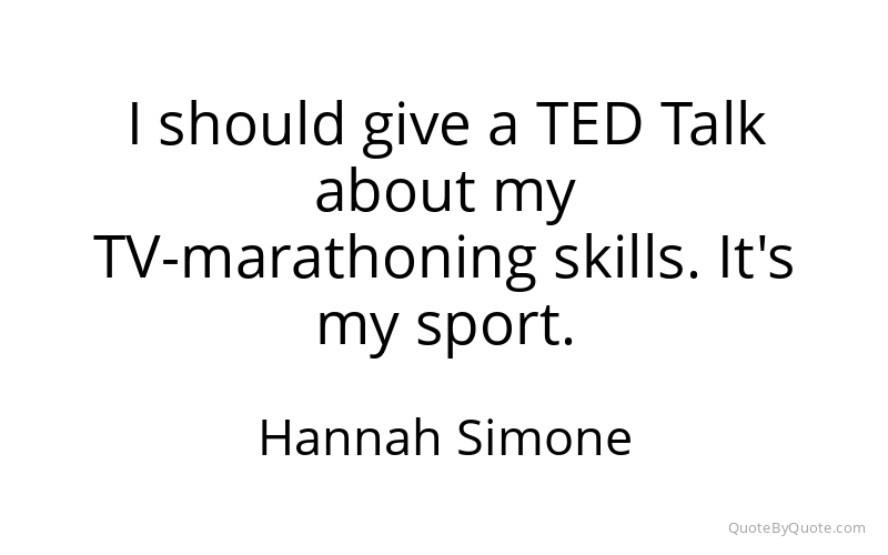 Preview image for this quote by Hannah Simone