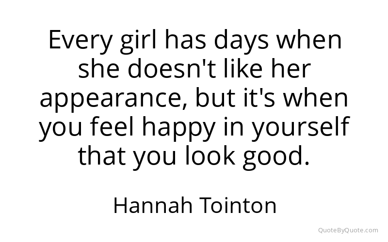 Preview image for this quote by Hannah Tointon