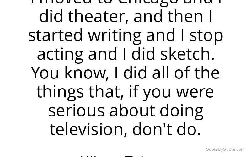 Preview image for this quote by Allison Tolman