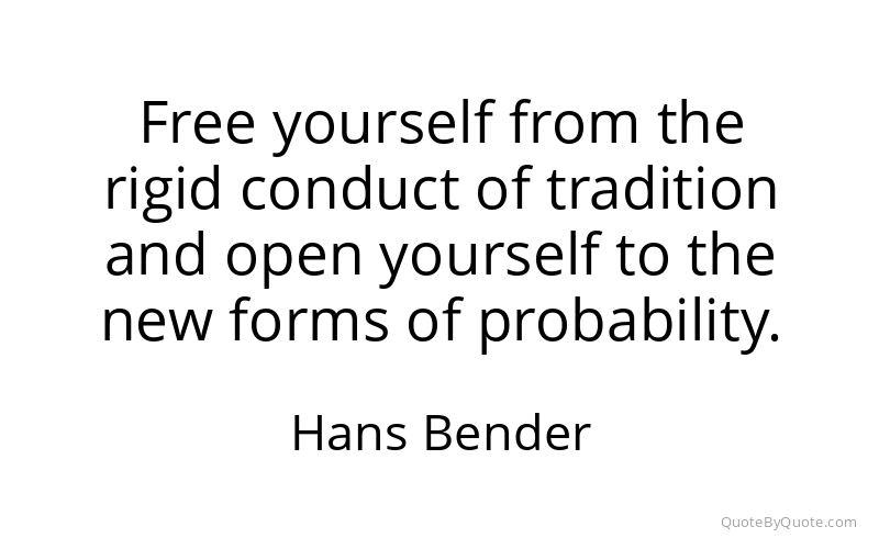 Preview image for this quote by Hans Bender