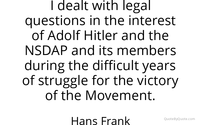 Preview image for this quote by Hans Frank