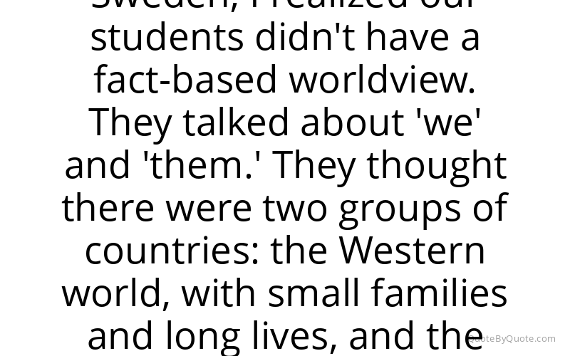 Preview image for this quote by Hans Rosling
