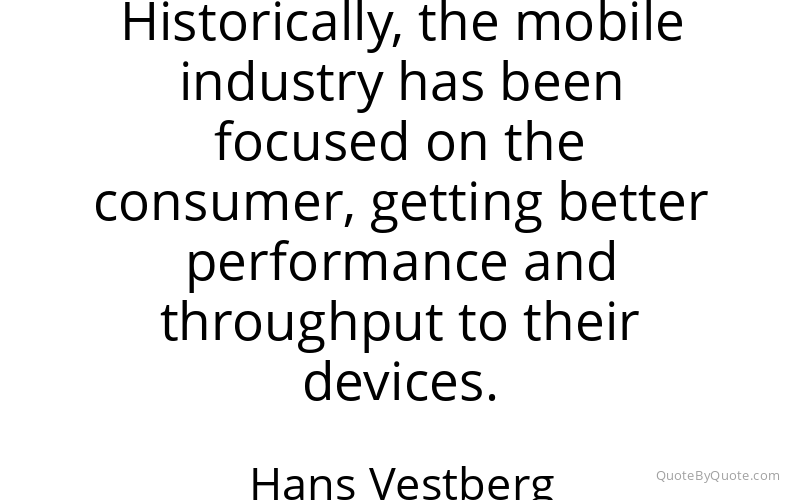 Preview image for this quote by Hans Vestberg