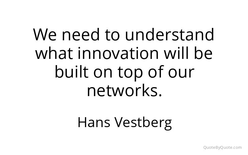 Preview image for this quote by Hans Vestberg