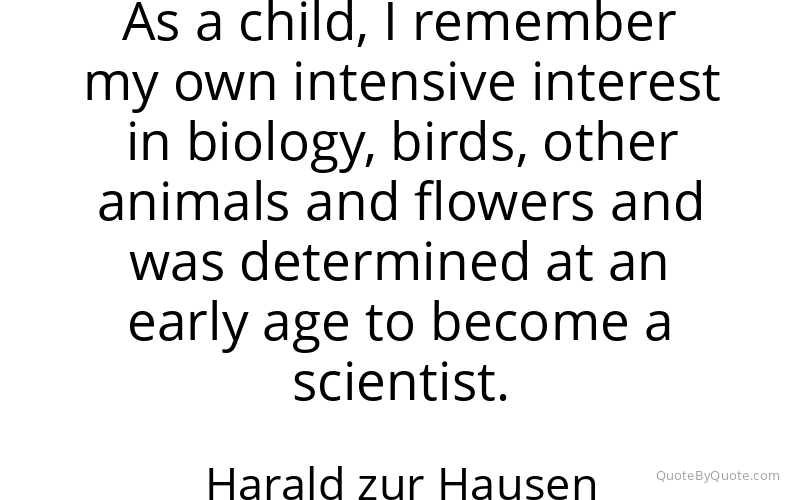 Preview image for this quote by Harald zur Hausen