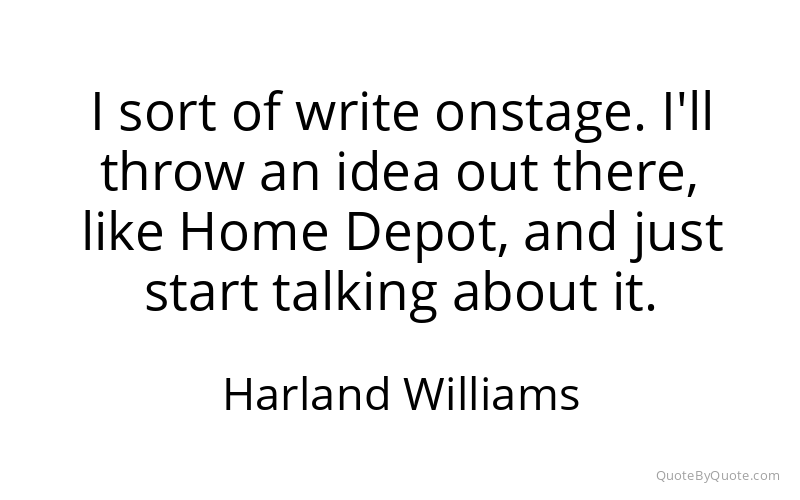 Preview image for this quote by Harland Williams