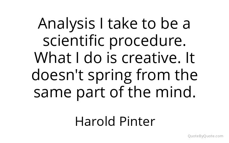Preview image for this quote by Harold Pinter
