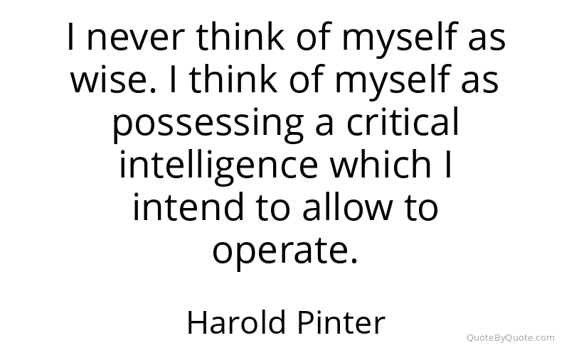 Preview image for this quote by Harold Pinter
