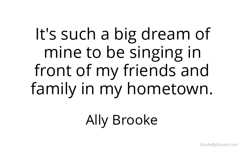 Preview image for this quote by Ally Brooke