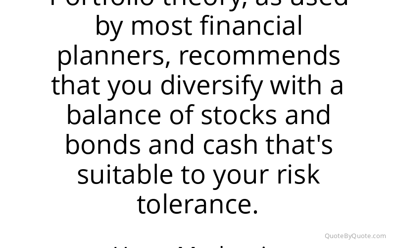 Preview image for this quote by Harry Markowitz