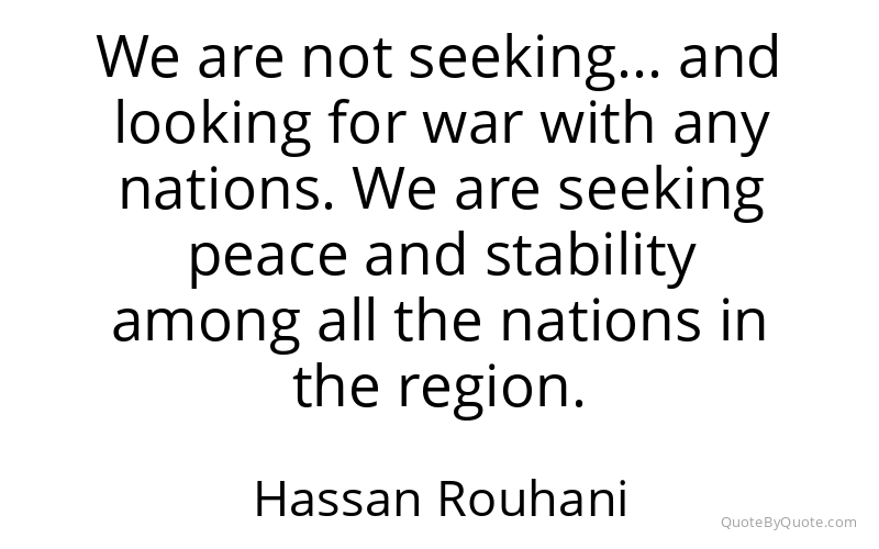 Preview image for this quote by Hassan Rouhani