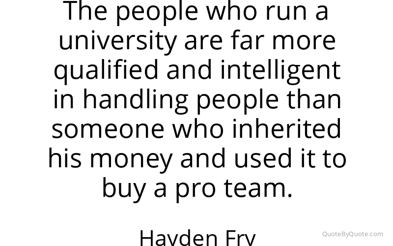 Preview image for this quote by Hayden Fry