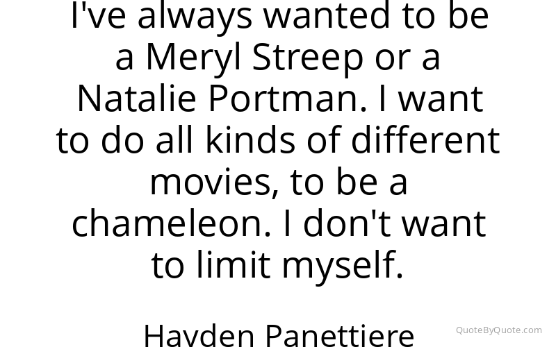 Preview image for this quote by Hayden Panettiere