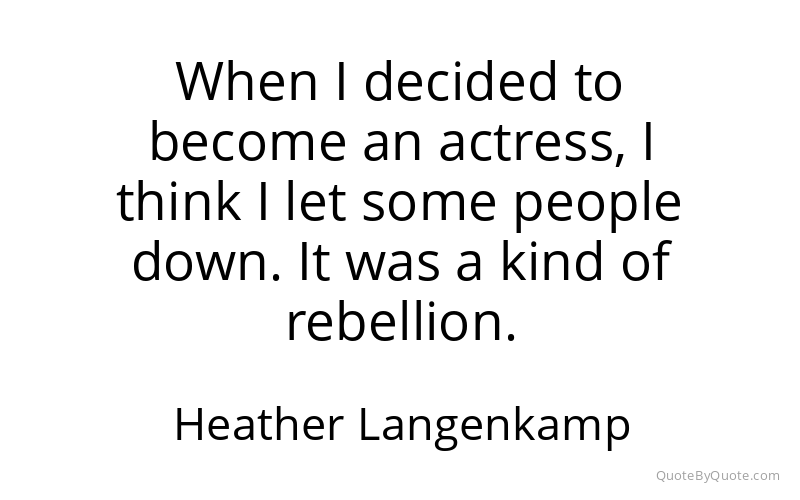 Preview image for this quote by Heather Langenkamp