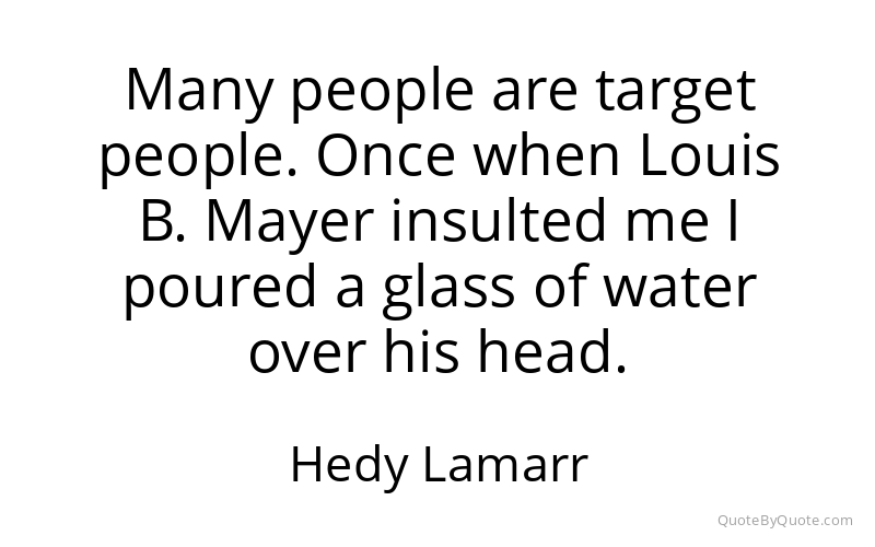Preview image for this quote by Hedy Lamarr