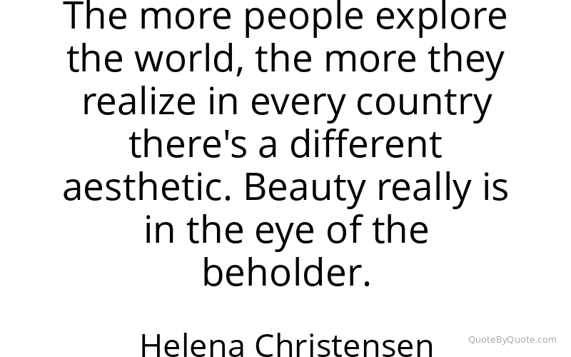 Preview image for this quote by Helena Christensen