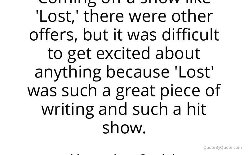 Preview image for this quote by Henry Ian Cusick