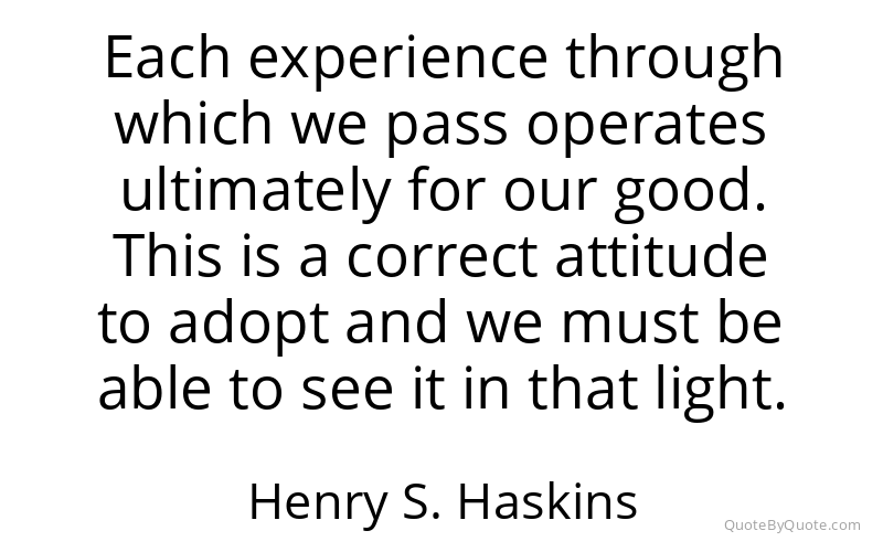 Preview image for this quote by Henry S. Haskins