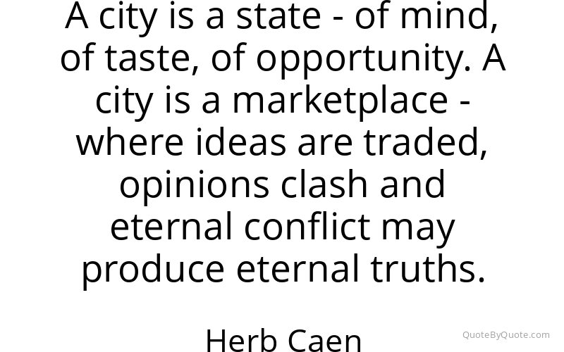 Preview image for this quote by Herb Caen