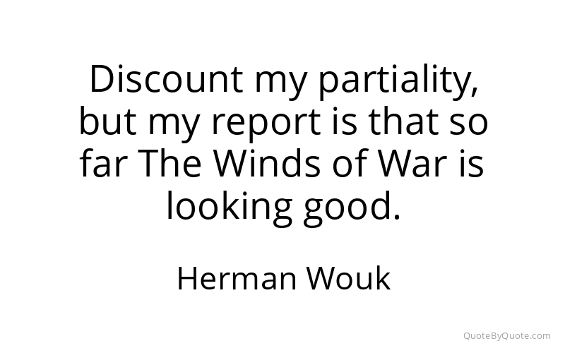 Preview image for this quote by Herman Wouk