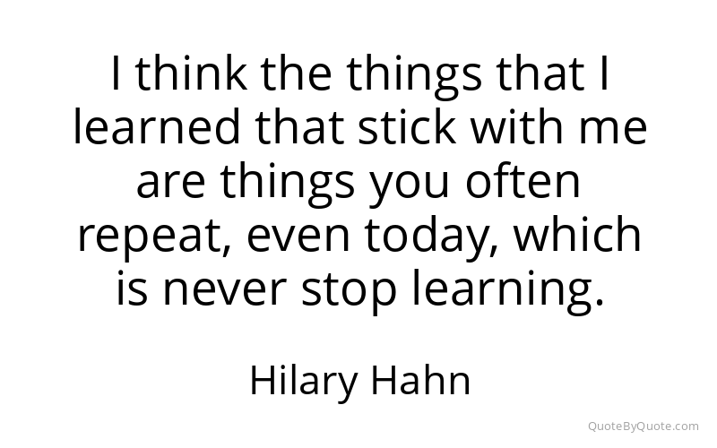 Preview image for this quote by Hilary Hahn