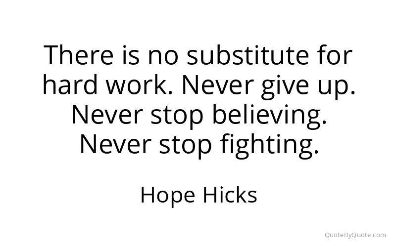 Preview image for this quote by Hope Hicks