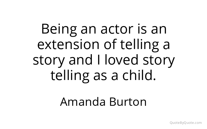 Preview image for this quote by Amanda Burton