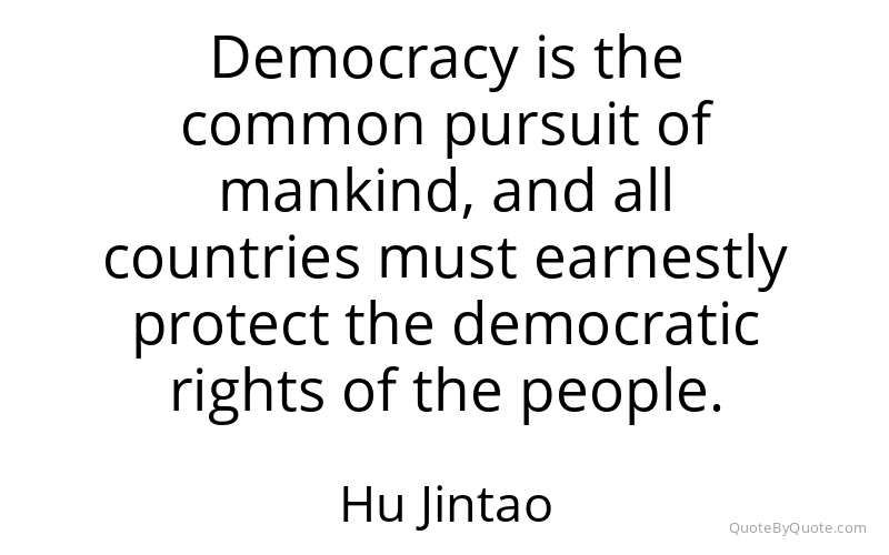 Preview image for this quote by Hu Jintao