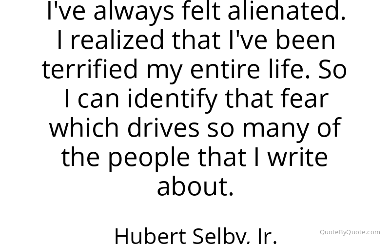 Preview image for this quote by Hubert Selby, Jr.