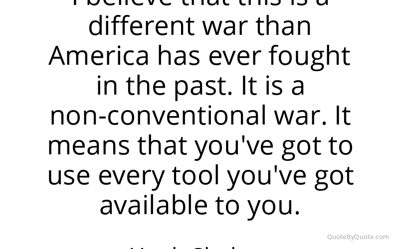 Preview image for this quote by Hugh Shelton
