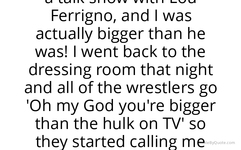 Preview image for this quote by Hulk Hogan