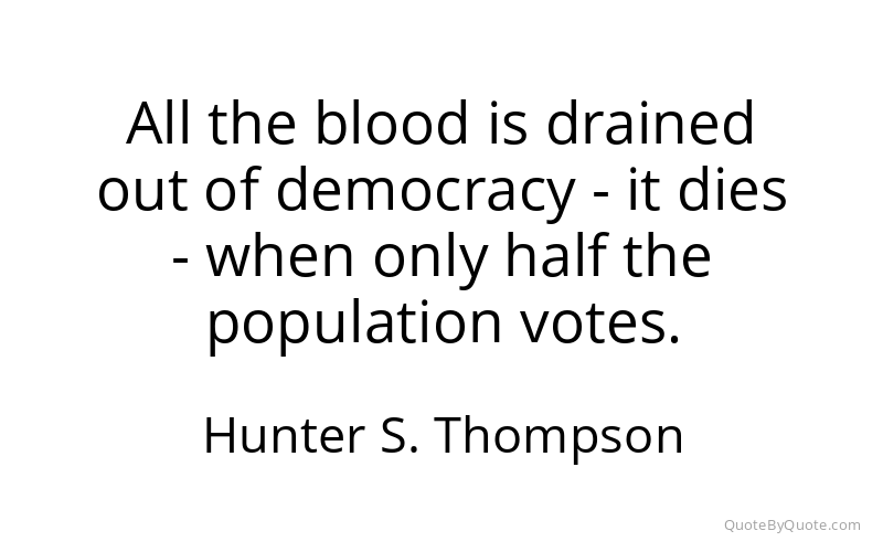 Preview image for this quote by Hunter S. Thompson