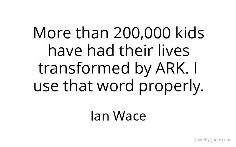 Preview image for this quote by Ian Wace