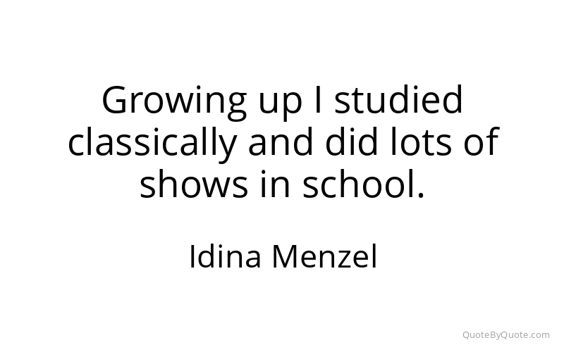 Preview image for this quote by Idina Menzel