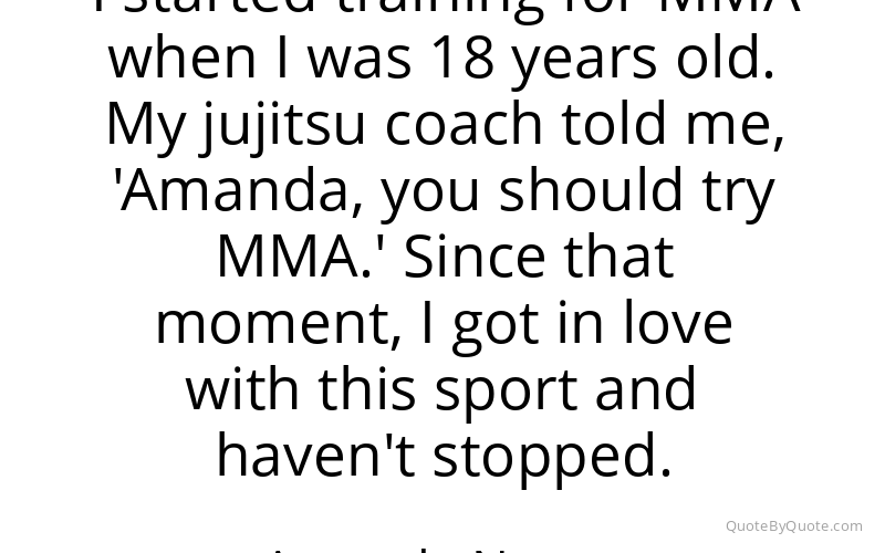 Preview image for this quote by Amanda Nunes