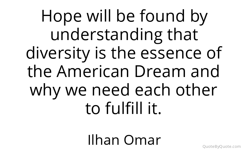 Preview image for this quote by Ilhan Omar