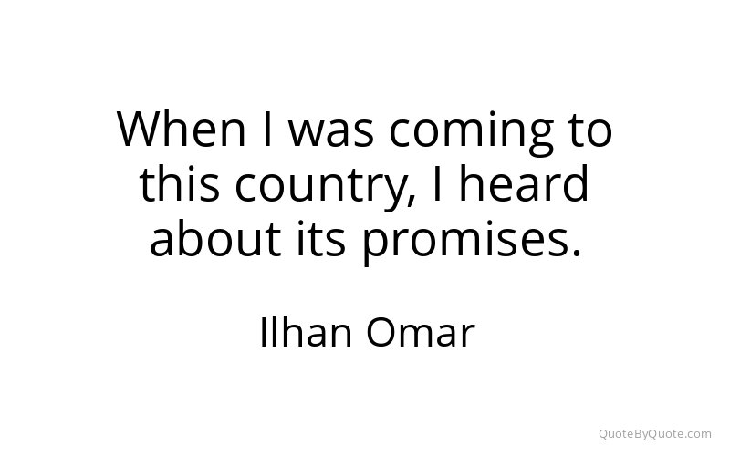 Preview image for this quote by Ilhan Omar