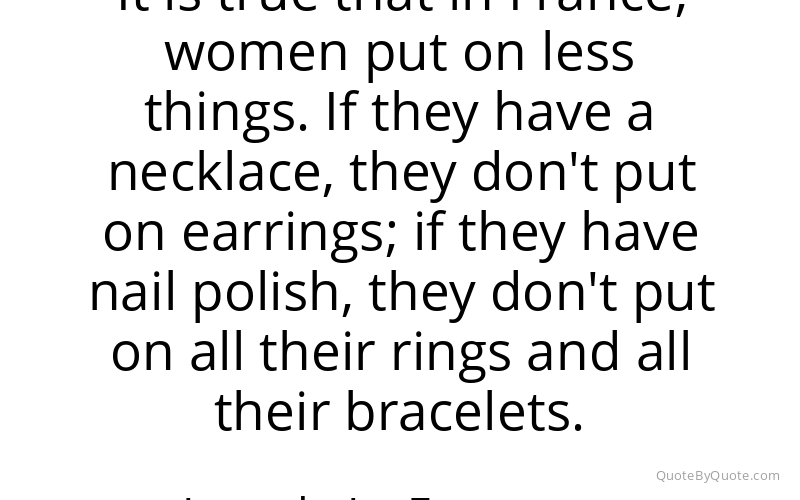 Preview image for this quote by Ines de La Fressange