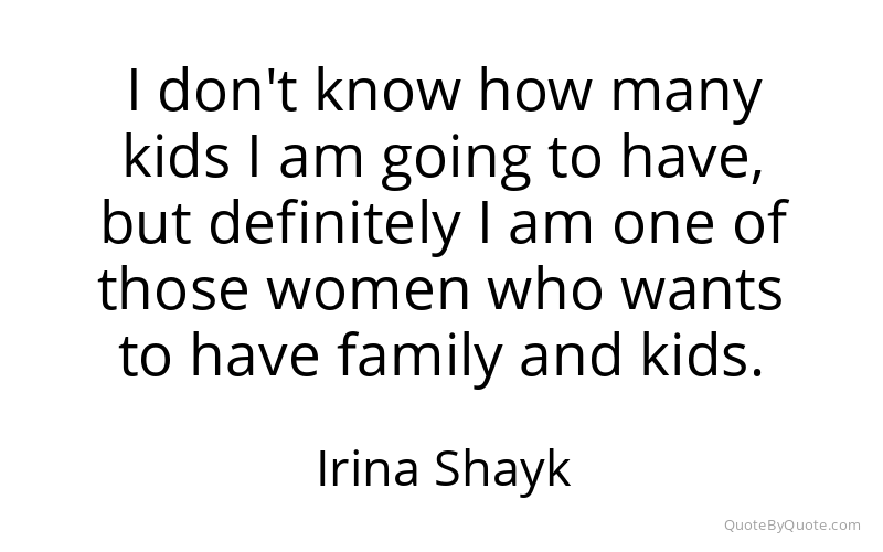 Preview image for this quote by Irina Shayk