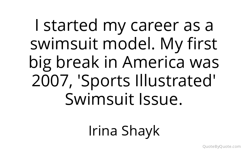 Preview image for this quote by Irina Shayk