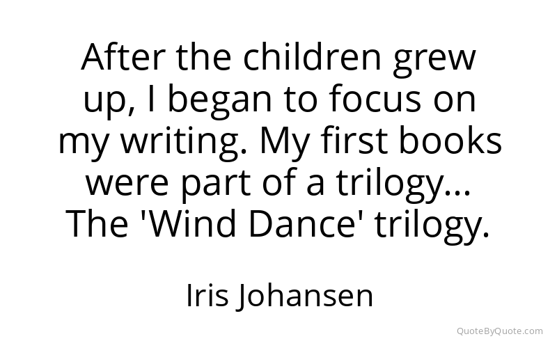 Preview image for this quote by Iris Johansen