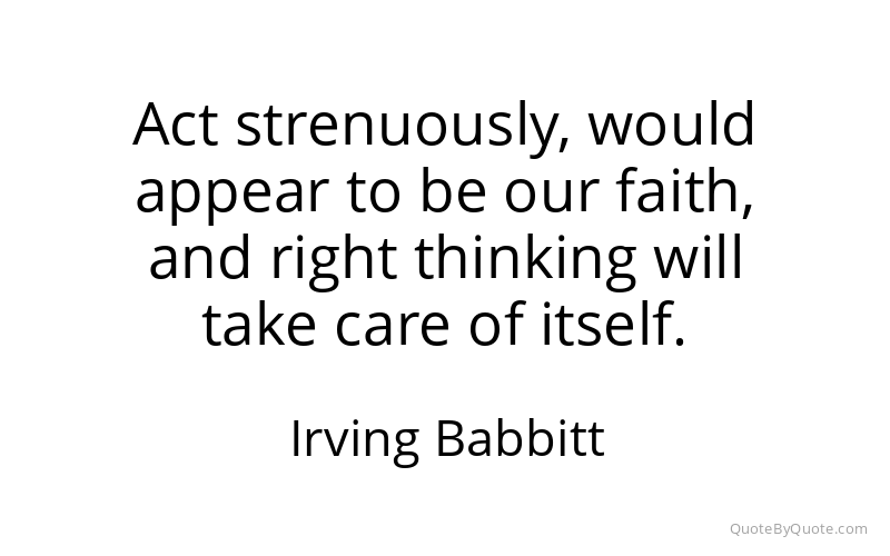 Preview image for this quote by Irving Babbitt