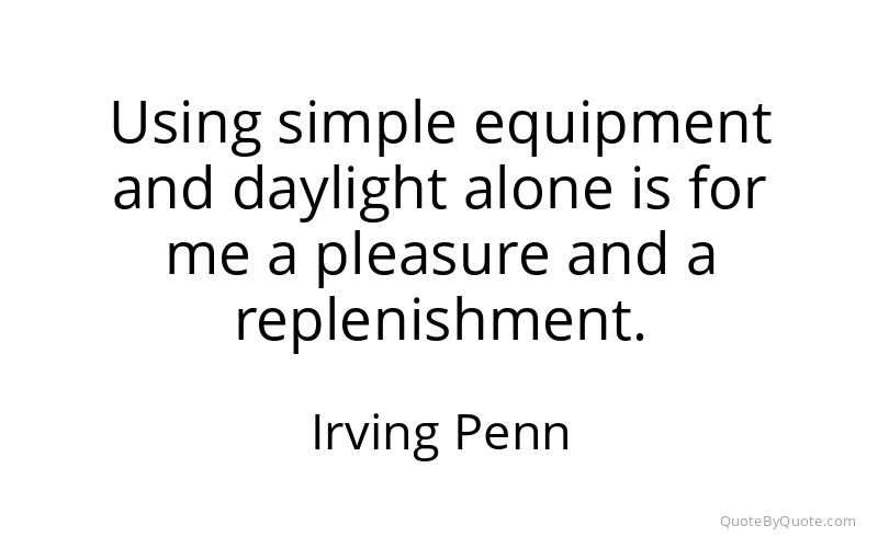 Preview image for this quote by Irving Penn