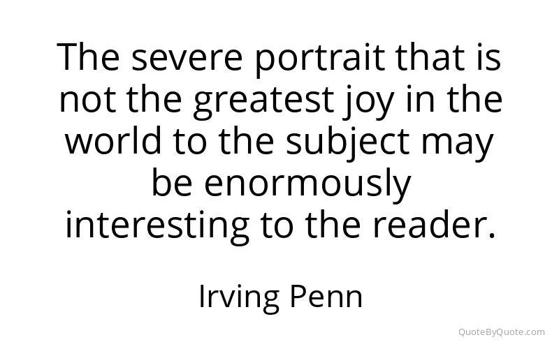 Preview image for this quote by Irving Penn