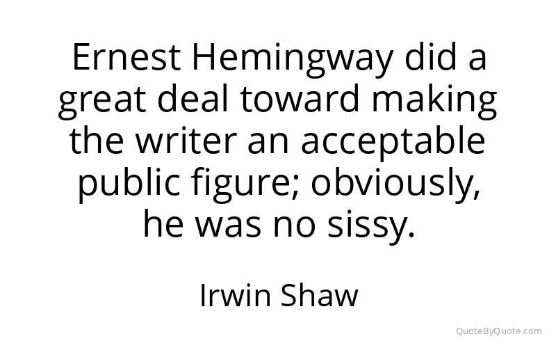 Preview image for this quote by Irwin Shaw