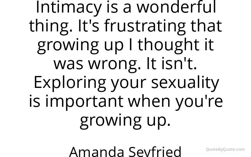 Preview image for this quote by Amanda Seyfried