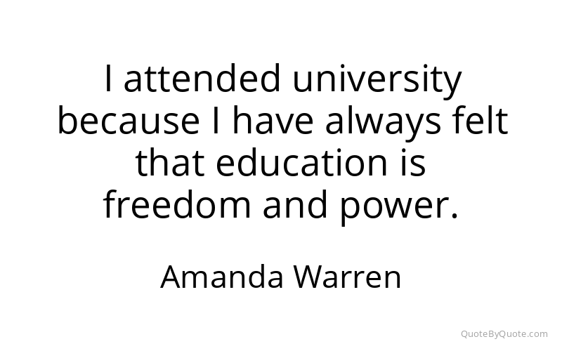 Preview image for this quote by Amanda Warren