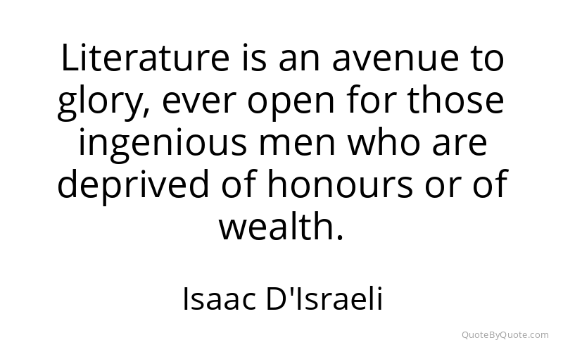 Preview image for this quote by Isaac D'Israeli