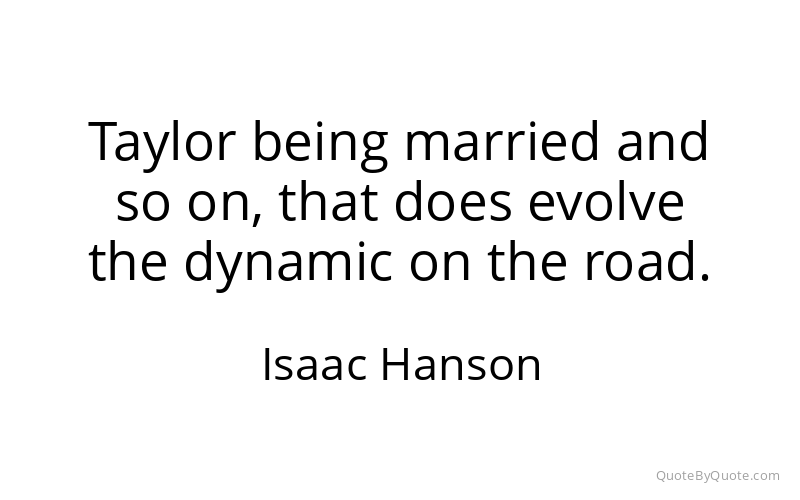 Preview image for this quote by Isaac Hanson