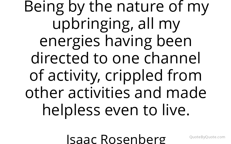 Preview image for this quote by Isaac Rosenberg